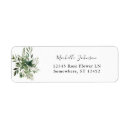 Search for fall leaves return address labels Rustic