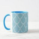 Search for blue moroccan pattern mugs Mediterranean