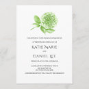 Search for green hydrangea wedding invitations Green and white