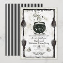 Search for cauldron halloween invitations Witch