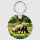 Search for white rhinoceros key rings Africa
