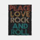 Search for rock band blankets Vintage