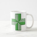 Search for medical symbol mugs Illustration