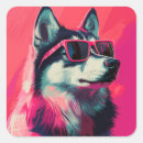 Search for siberian husky dog stickers Cute