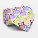 Search for colourful owls ties For him