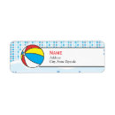 Search for pool ball return address labels Beach