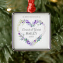 Search for lavender christmas tree decorations Heart
