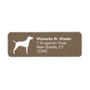 Search for vizsla return address labels Silhouette