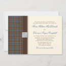 Search for hunting wedding invitations Tartan