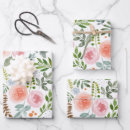 Search for watercolour roses wrapping paper Pink