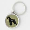 Search for airedale round key rings Animals