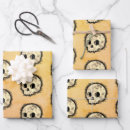 Search for skull pictures gift wrap Halloween