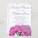 Search for purple pink hydrangea invitations Flower