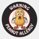 Search for peanut warning stickers Allergies