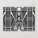 Search for black and white art deco postcards Architecture