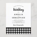 Search for buffalo plaid wedding invitations Modern