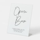Search for open bar wedding signs Black and white