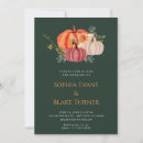 Search for green and orange wedding invitations Fall