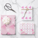 Search for christmas set wrapping paper Pink