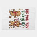 Search for funny christmas tea towels Gingerbread man