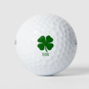Search for four leaf clover golf balls St patricks day