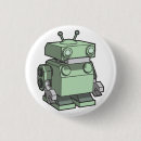 Search for cute robots badges Illustration