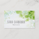 Search for spring business cards Contemporary