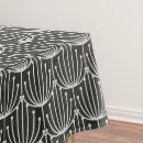 Search for black and white abstract tablecloths Geometric