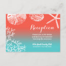 Search for coral reef wedding invitations Beach