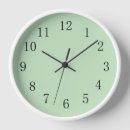 Search for mint green clocks Plain