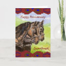 Search for horses anniversary cards Animal
