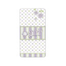 Search for dots and stripes return address labels Floral