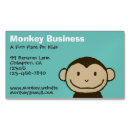 Search for primate business cards Monkey