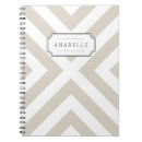 Search for linen notebooks Monogrammed