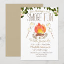 Search for kids camping invitations Smore party
