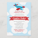 Search for aviation baby shower invitations Aeroplane