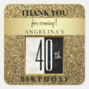 Search for thank you for coming birthday stickers Glitter