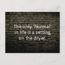 Search for normality postcards Typography