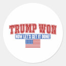 Search for trump won stickers Republican