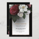 Search for red and gold birthday invitations Roses