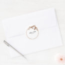 Search for natural wedding stickers Modern