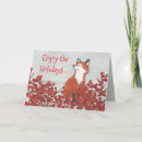 Search for funny fox christmas cards Winter
