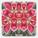 Search for one of a kind stickers Kaleidoscope fractal pattern design