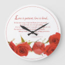 Search for love is patient love is kind posters Red