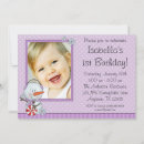 Search for purple winter wonderland invitations Girl