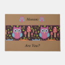 Search for owl doormats Colourful