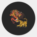 Search for dragon design stickers Chinese