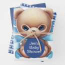 Search for baby blue wrapping paper Bear