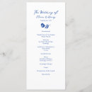 Search for flowers program wedding programs Blue
