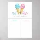 Search for gender reveal baby shower posters Summer